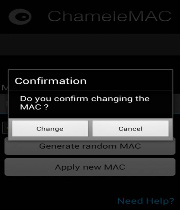 change mac address android terminal emulator